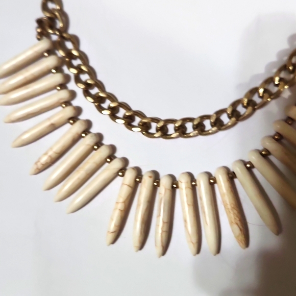 Vintage statement necklace goldtoned - Picture 2 of 2
